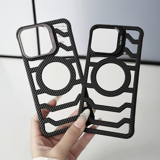 Hiilikuitu Cooling Phone Case: Parannettu ilmavirta ja magneettinen yhteensopivuus