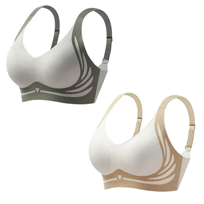 🎁Viimeinen päivä 49% Off - Super gather bra | Langattomat push-up rintaliivit👍Ei enää roikkuvia rintoja