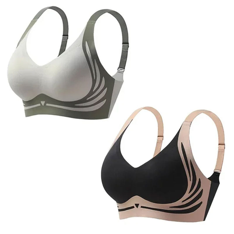 🎁Viimeinen päivä 49% Off - Super gather bra | Langattomat push-up rintaliivit👍Ei enää roikkuvia rintoja